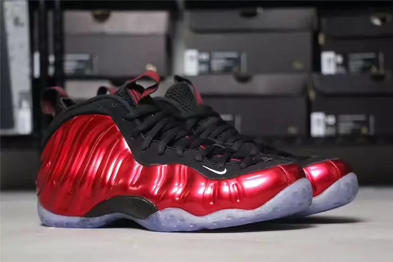 Nike Air Foamposite One Metallic Red 2017 რეტრო გამოშვების თარიღი