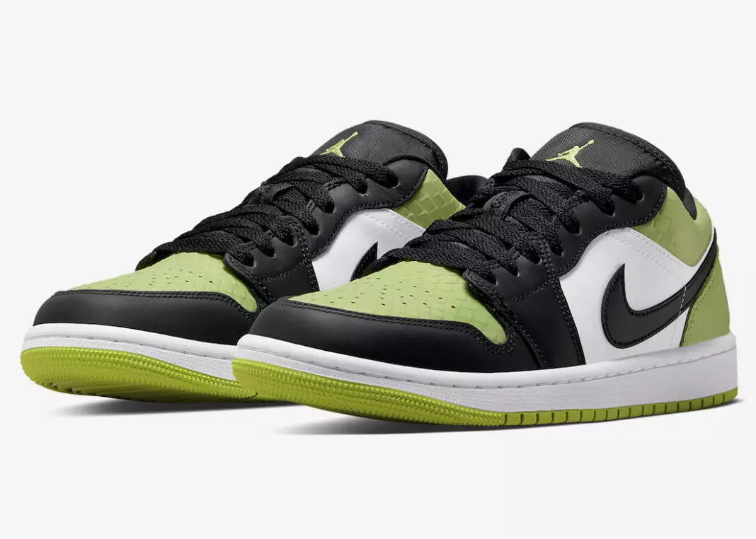 Air Jordan 1 Low Vivid Green Snakeskin DX4446-301 Дата на издаване