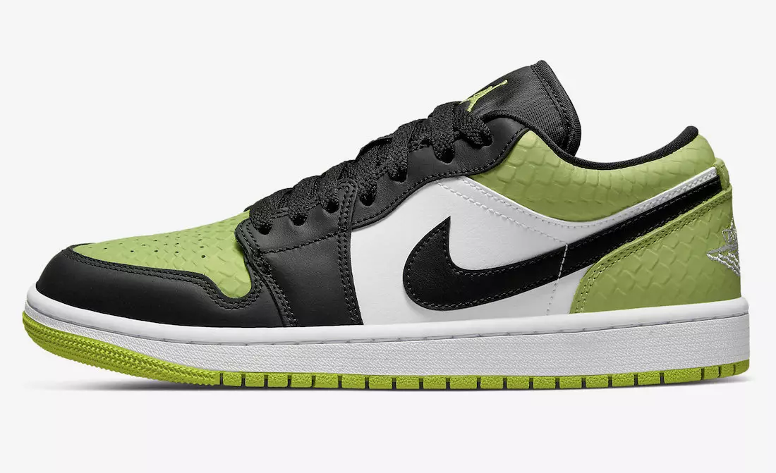 Air Jordan 1 Low Vivid Green Snakeskin DX4446-301 Megjelenés dátuma