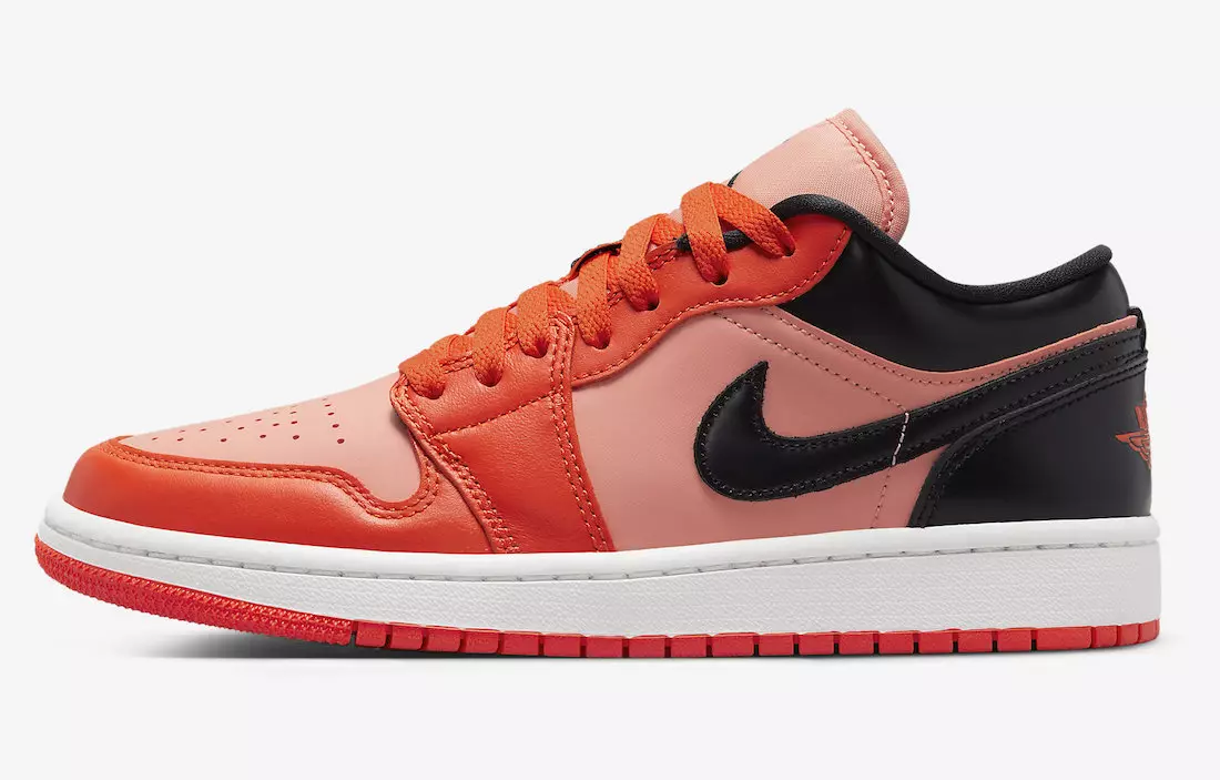 تاریخ انتشار Air Jordan 1 Low Orange Black DM3379-600