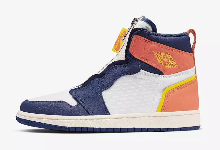 Air Jordan 1 High Zip Bright Citron True Orange AQ3742-100 Releasedatum