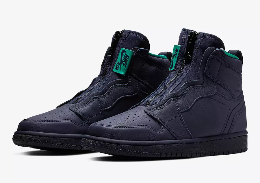 Air Jordan 1 Héich Zip Hornets AQ3742-403