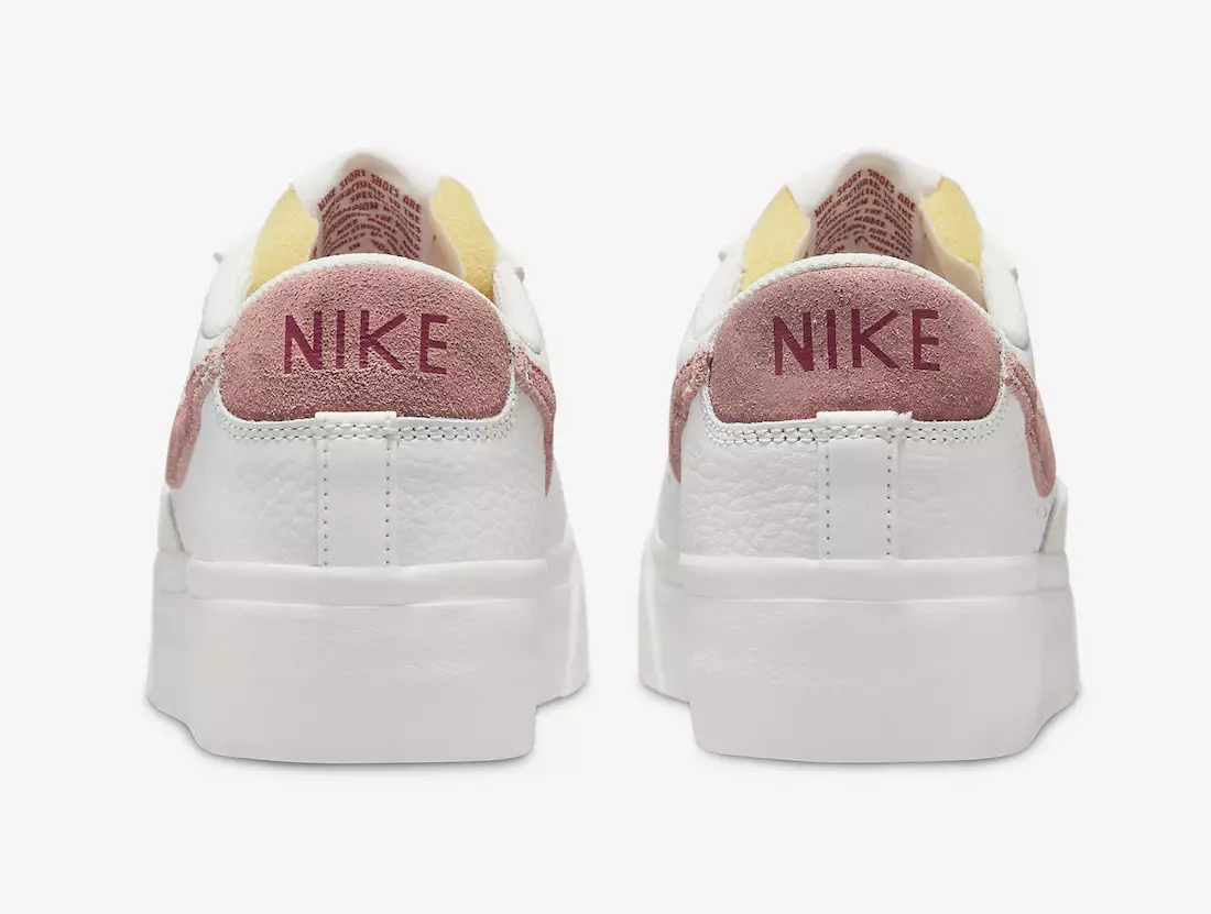 Nike Blazer Low Platform White Pink DX8947-100 Дата выпуску