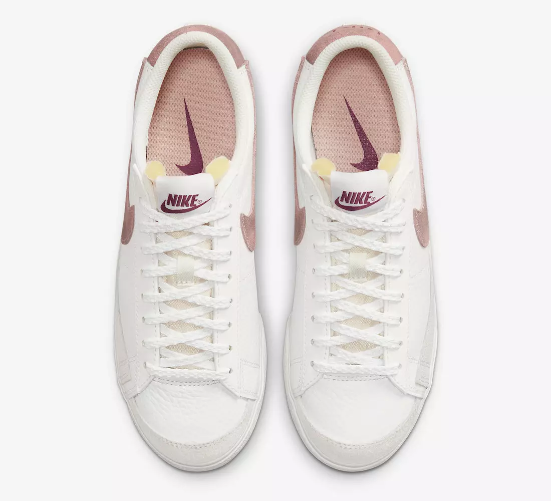 Nike Blazer Low Platform White Pink DX8947-100 Data de lançamento