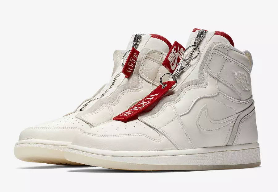 Vogue Air Jordan 1 High Zip AWOK Sail BQ0864-106 Թողարկման ամսաթիվ