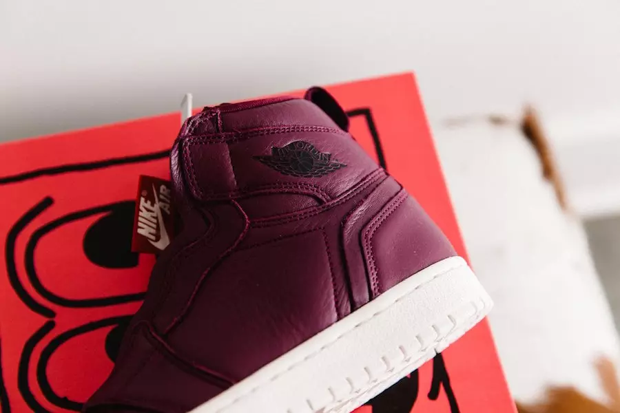 Air Jordan 1 Hoher Reißverschluss Bordeaux AT0575-600