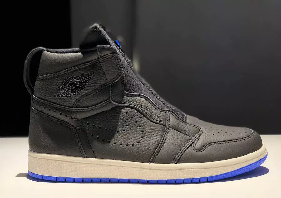 Air Jordan 1 Yüksək Zip Kişi Qara Royal