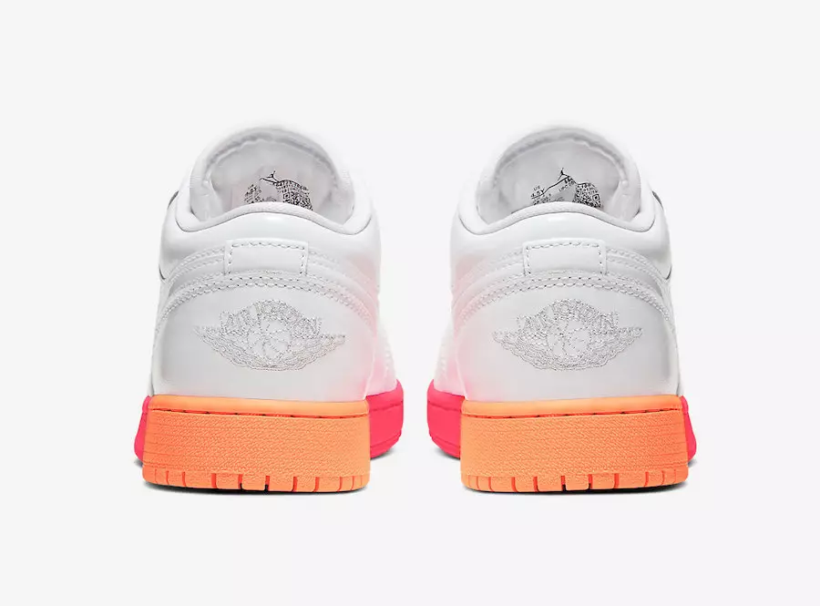 تاریخ انتشار Air Jordan 1 Low GS White Crimson Mango 554723-100