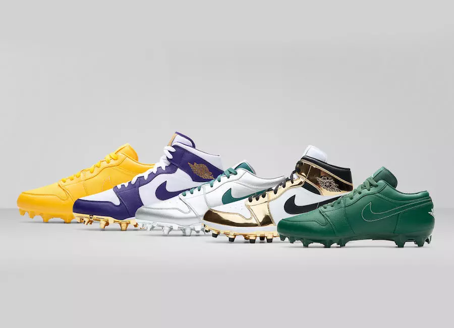 Air Jordan 1 PE Cleats Għall-Jum tal-Ftuħ tal-NFL