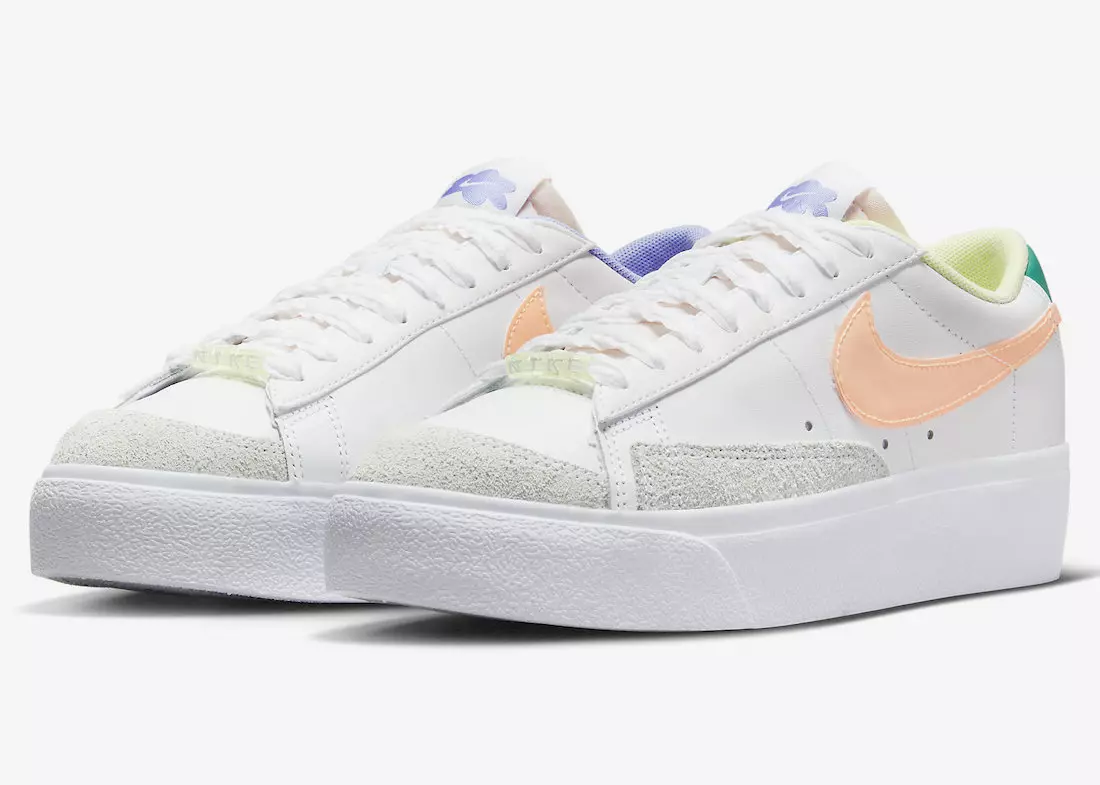 Nike koristi temu Mismatch na ovoj platformi Blazer Low