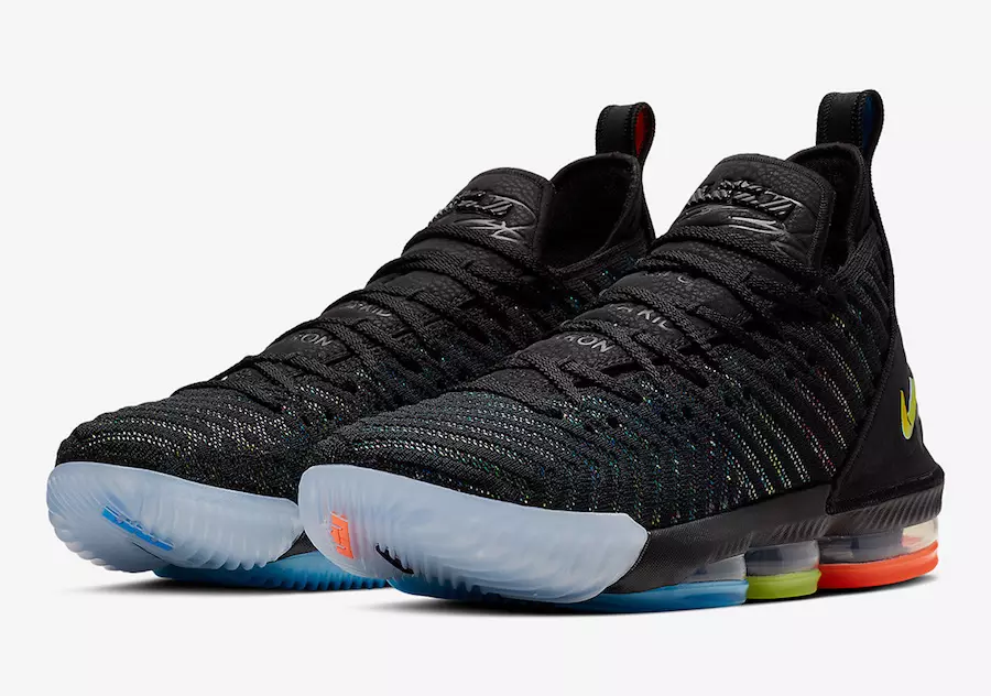 Nike LeBron 16 Prometo que somos família AO2595-004 Data de lançamento