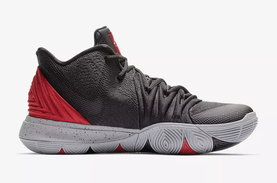 Nike Kyrie 5 University Red Black AO2919-600 väljalaskekuupäev