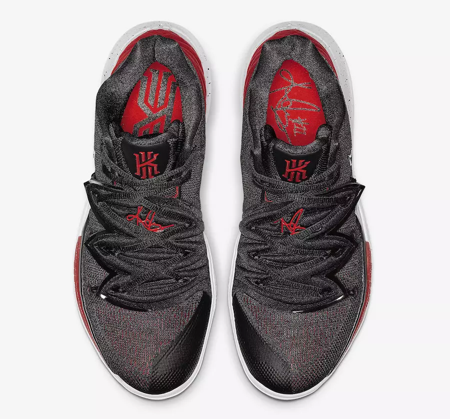 Nike Kyrie 5 University Red Black AO2919-600 Թողարկման ամսաթիվ