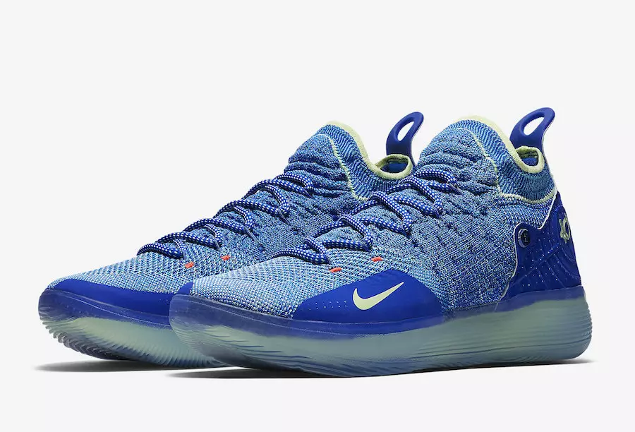 تاریخ انتشار Nike KD 11 Warriors Blue AO2605-900