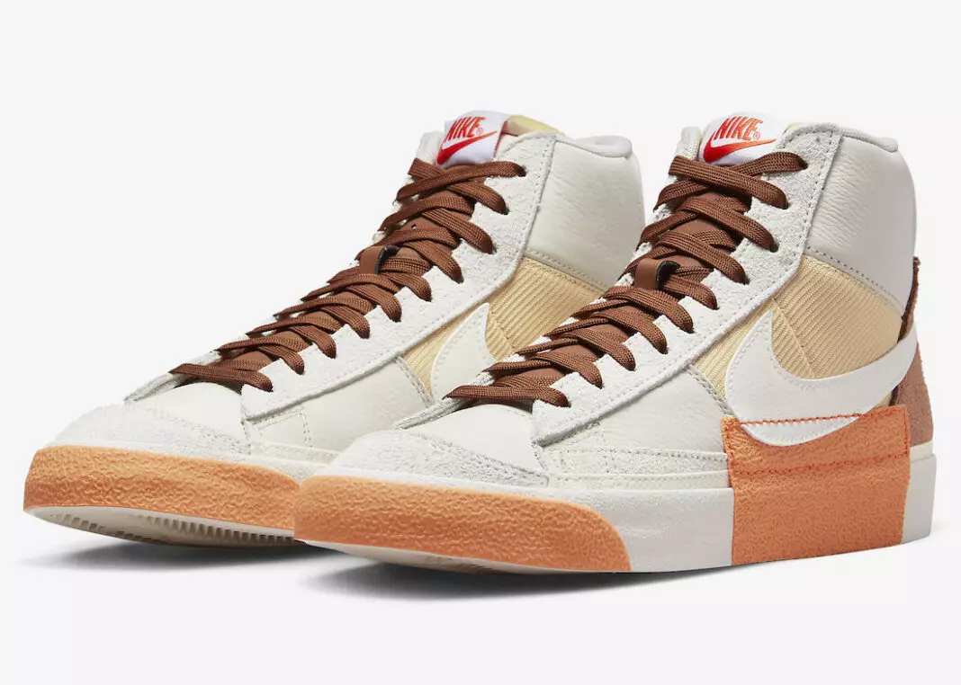 Tento Nike Blazer Mid '77 Remastered přichází ve světlé kosti s pekanovými akcenty 2353_1