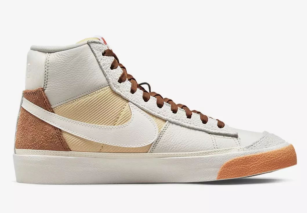 Date de sortie de la Nike Blazer Mid 77 Remastered Light Bone Sail Sesame Pecan DQ7673-001