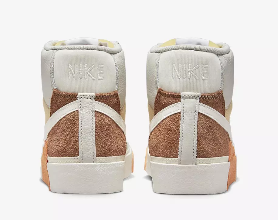 Seolta Cnámh Solais Athmháistrithe Nike Blazer Mid 77 Sesame Pecan DQ7673-001 Dáta Eisiúna