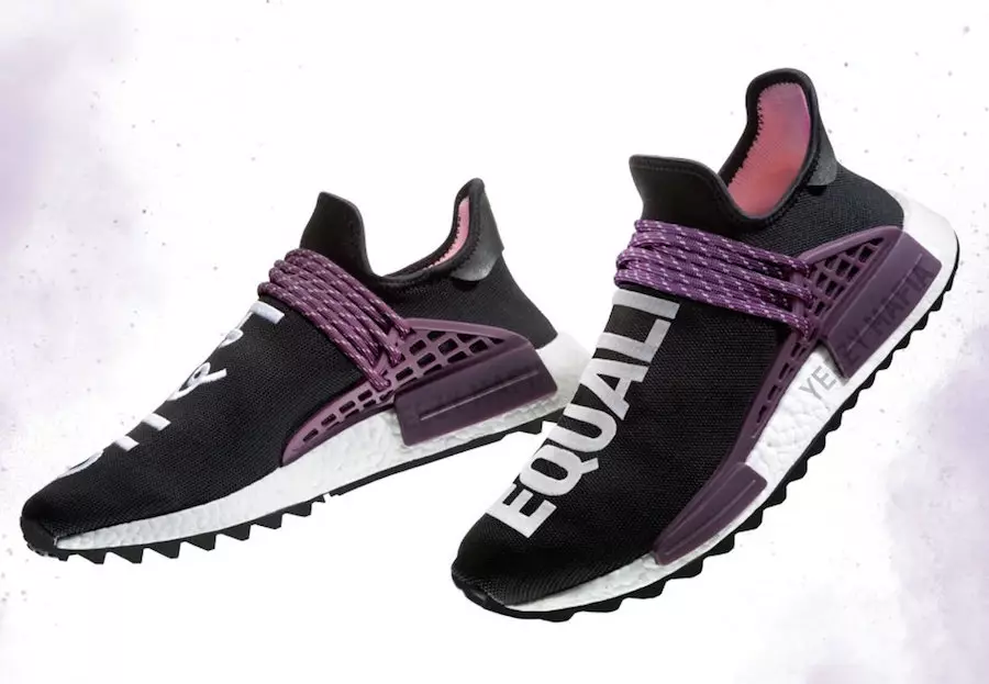 Pharrell adidas NMD Hu Holi Blank Canvas Violet AC7033