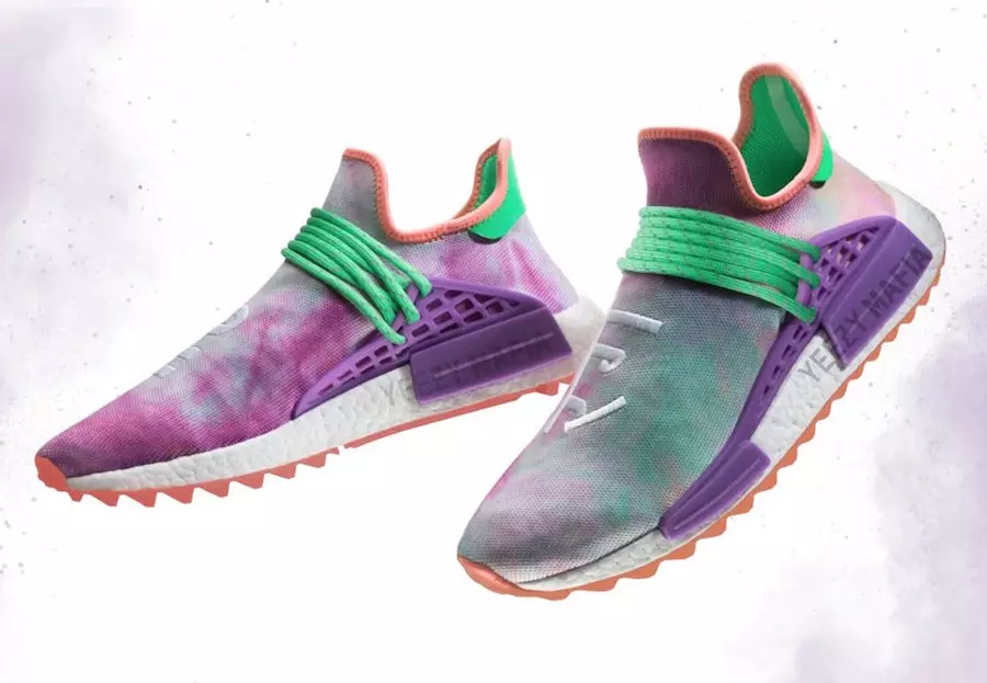 Pharrell adidas NMD Hu Holi פלאַש גרין AC7034