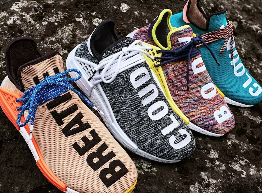 Pharrell x adidas NMD Hu Trail Collection သည် ယခုစနေနေ့တွင် ဖြန့်ချိသည်။