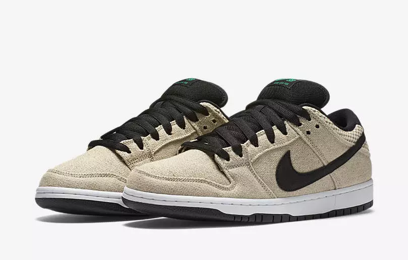 Nike SB Dunk Low Rigged Raw Canvas Hemp 420