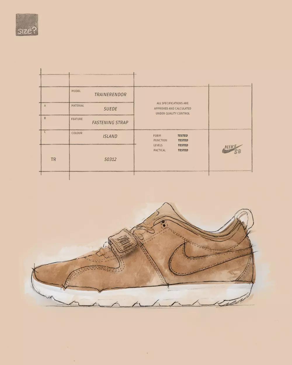 Størrelse? Nike SB Trainerendor