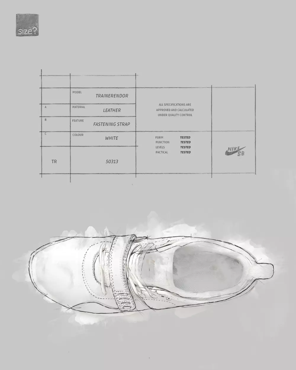 Չափս. Nike SB Trainerendor