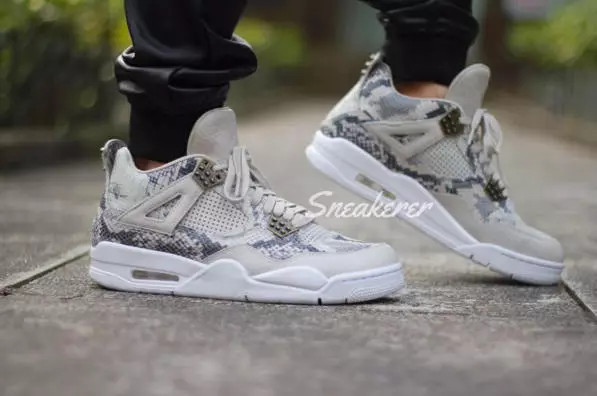 Air Jordan 4 Retro Premium z wężowej skóry