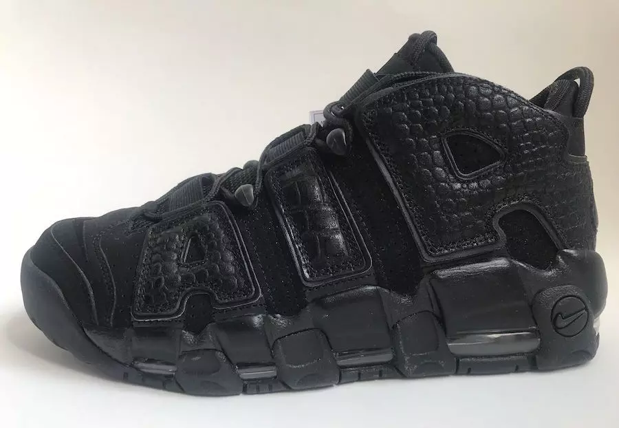 Campione di Nike Air More Uptempo Black Croc