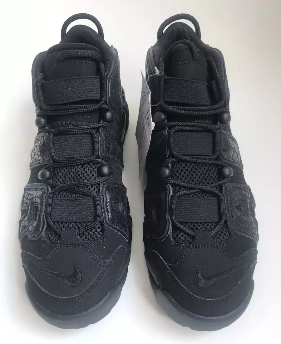 Campione di Nike Air More Uptempo Black Croc