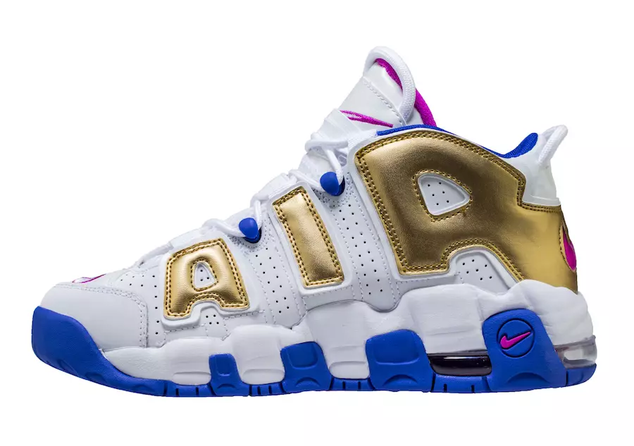 Nike Air More Uptempo Fuchsia Blast тиллоии металлӣ 415082-106