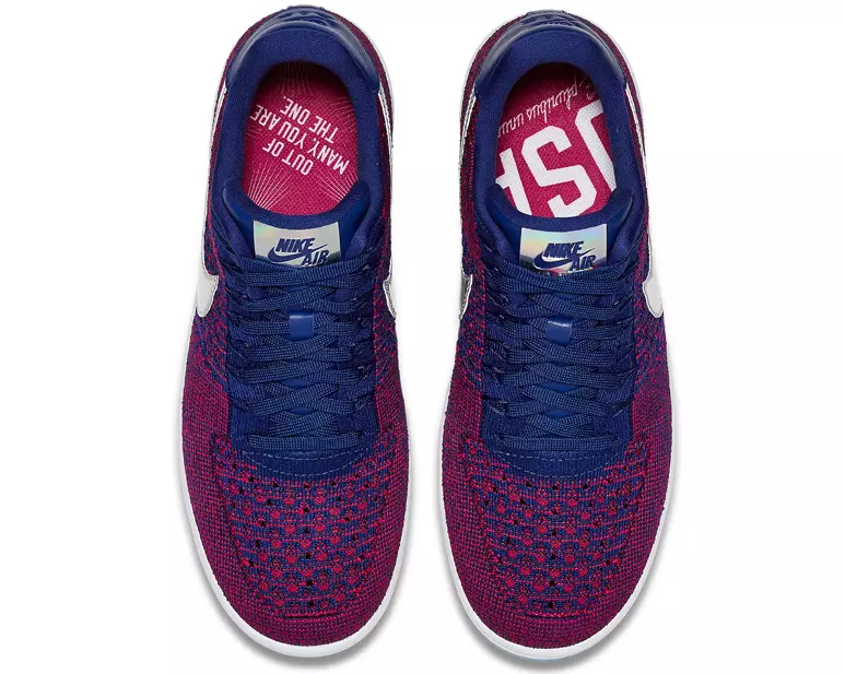 تاريخ إصدار Nike Air Force 1 Low Ultra Flyknit USA Family