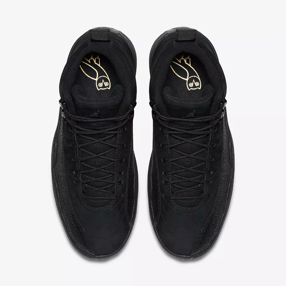 OVO Air Jordan 12 Zwart Metallic Goud 873864-032