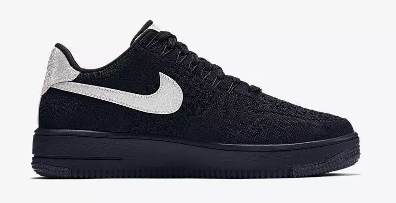 Nike Air Force 1 Ultra Flyknit Qara Metalik Gümüş 908670-001