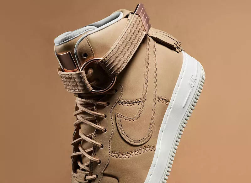 Nike Air Force 1 High Sport Luxury Vachetta Tan Roségold 919473-200