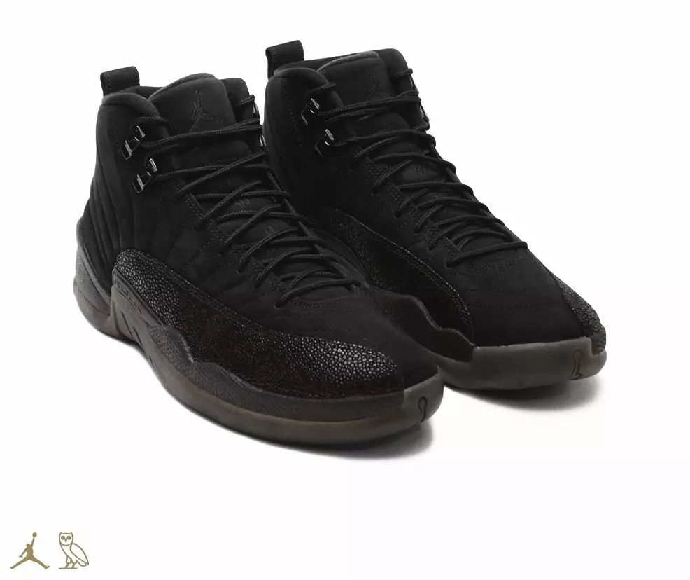 Air Jordan 12 OVO Sort 873864-032 Udgivelsesdato