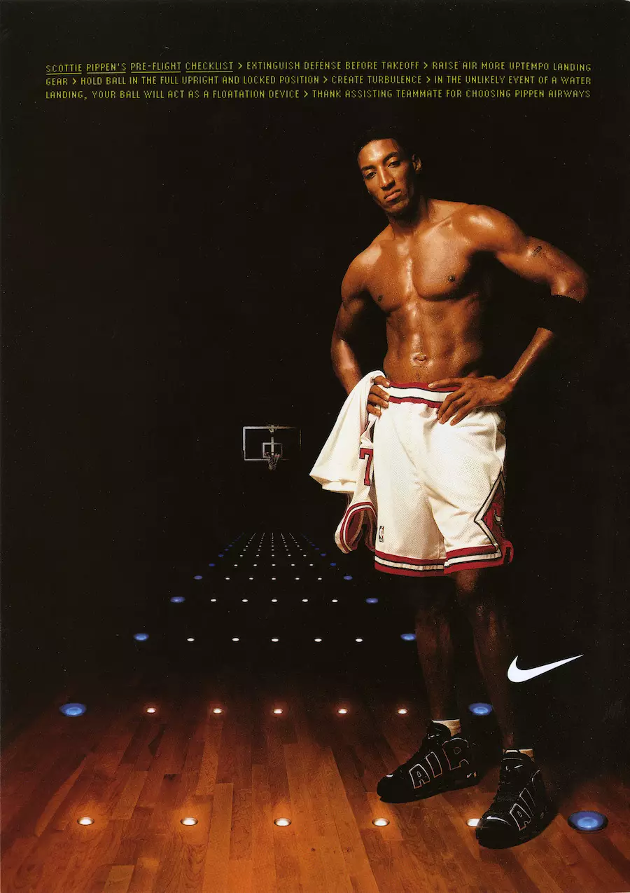 Scottie Pippen, Nike Air More Uptempo에 대해 이야기합니다.