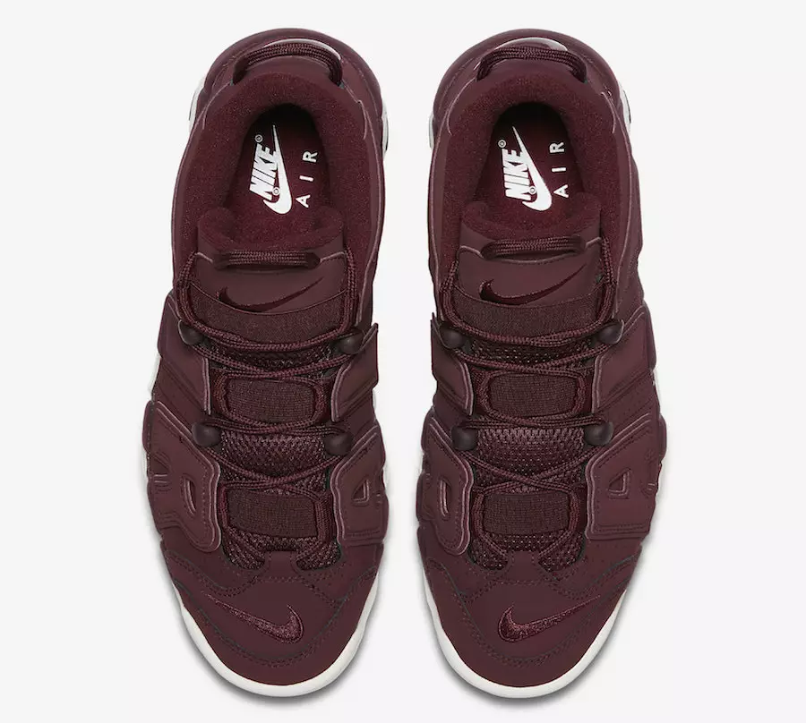 Nike Air More Uptempo Night Maroon Tarikh Tayangan