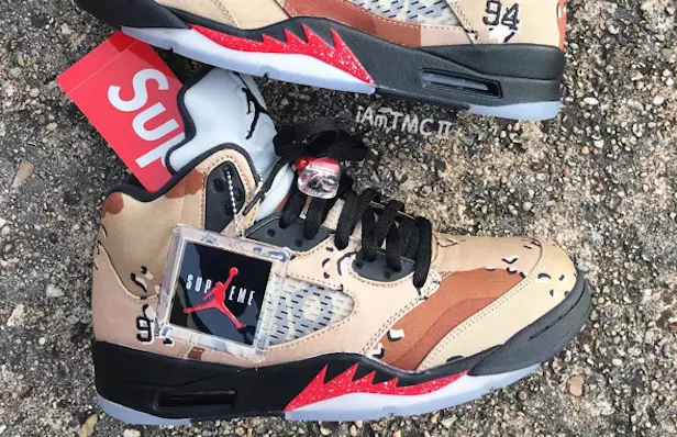 ווידעא איבערבליק פון די Supreme x Air Jordan 5