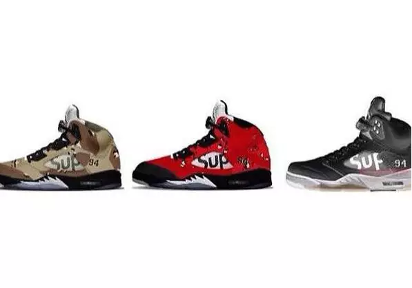 3 различных цветовых решения Supreme x AJ5 выйдут осенью 2015 года