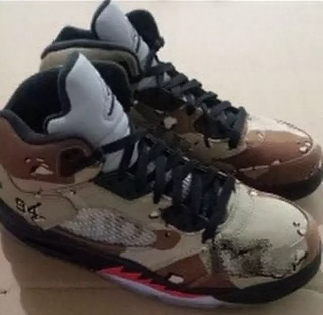 Тӯфони биёбони Camo Air Jordan 5 олӣ