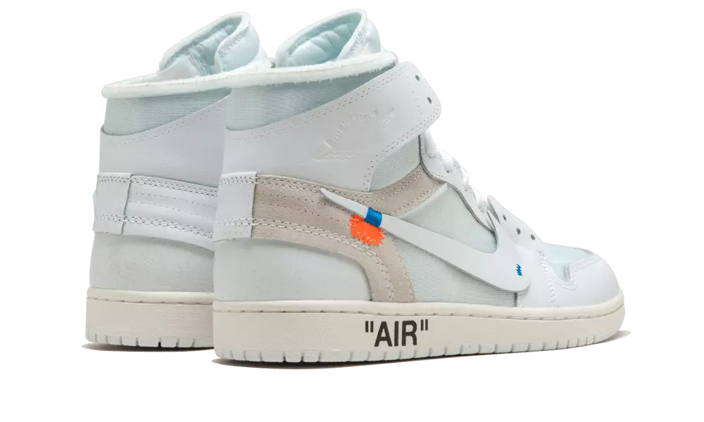 Off-White Air Jordan 1 အဖြူရောင်