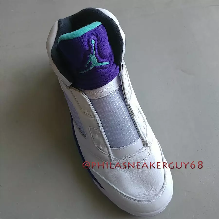 Уил Смит Air Jordan 5 NRG Fresh Prince Разопаковане