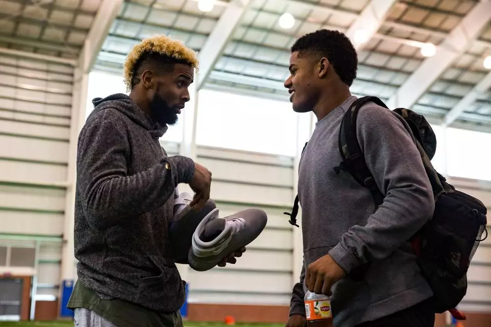 Odell Beckham Jr., Victor Cruz, Sterling Shepard Nike Mag