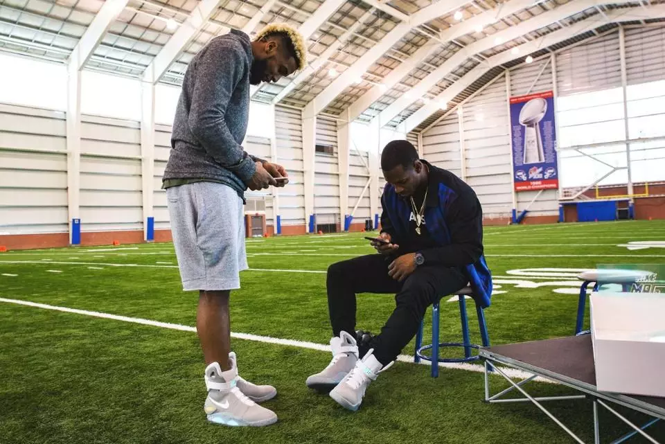 Odell Beckham Jr., Víctor Cruz, Sterling Shepard Nike Mag