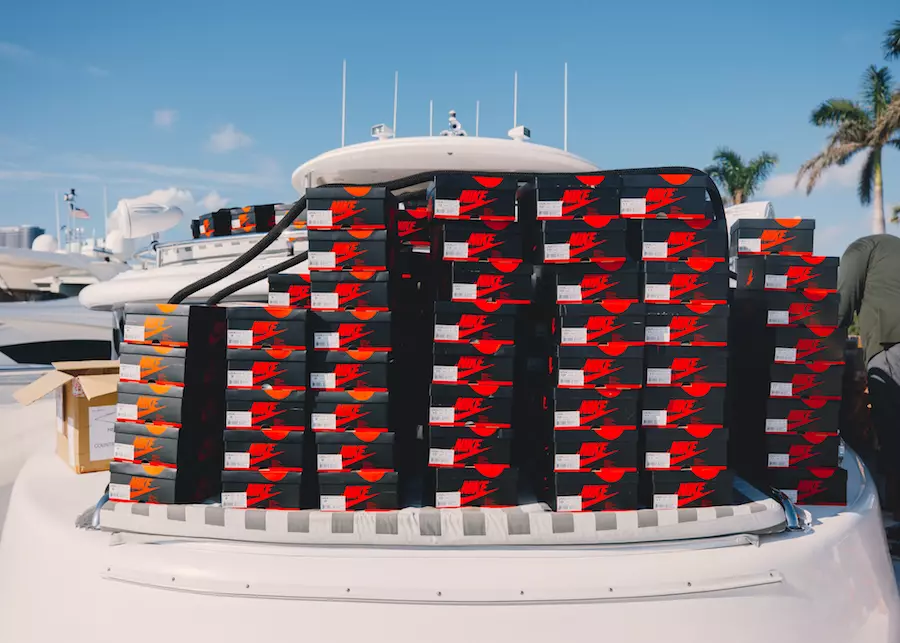 Stare socială Air Jordan 1 Art Basel Yacht Recap