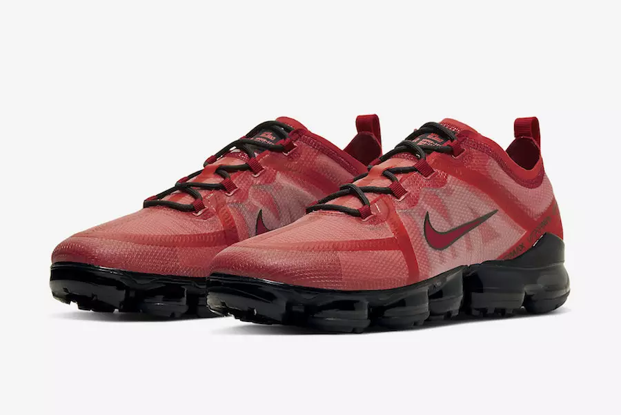 Nike Air VaporMax 2019 Qırmızı və Allıq tonları qarışdırır