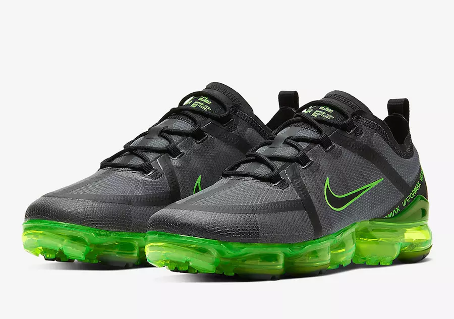 Nike Air VaporMax 2019 Black Green AR6631-011 Dáta Eisiúna