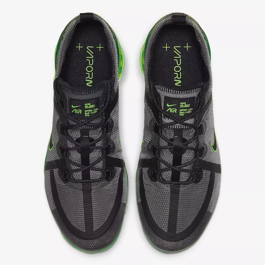 Ngày phát hành Nike Air VaporMax 2019 Black Green AR6631-011