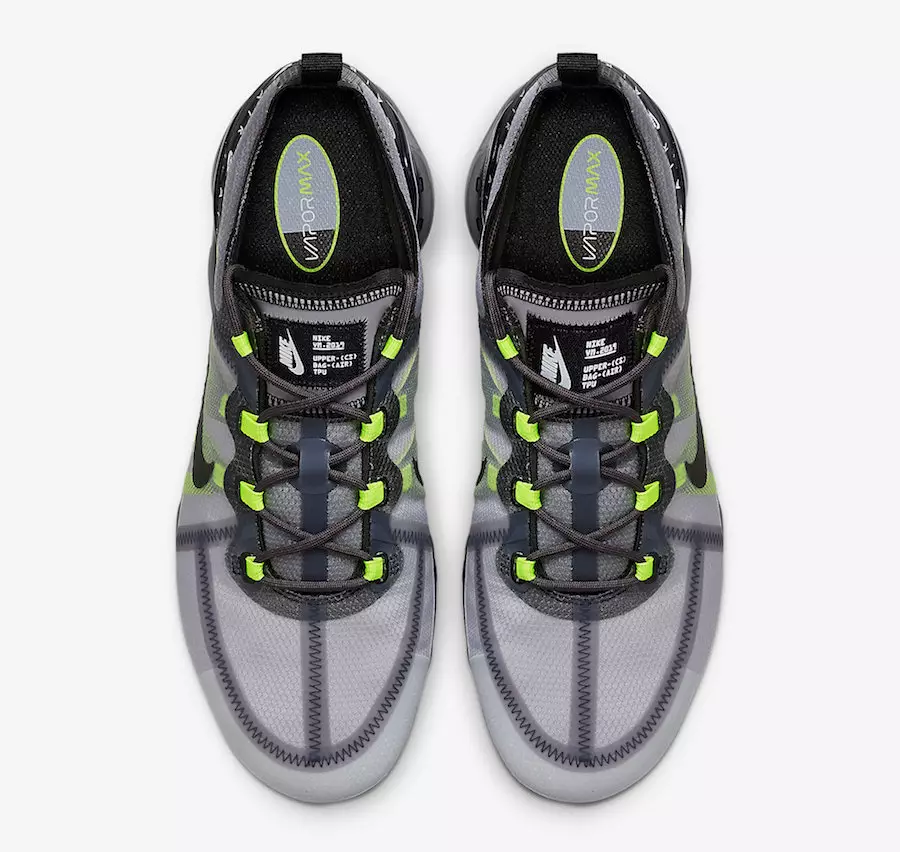 Nike Air VaporMax 2019 LX Grey Volt BV1712-001 Julkaisupäivä